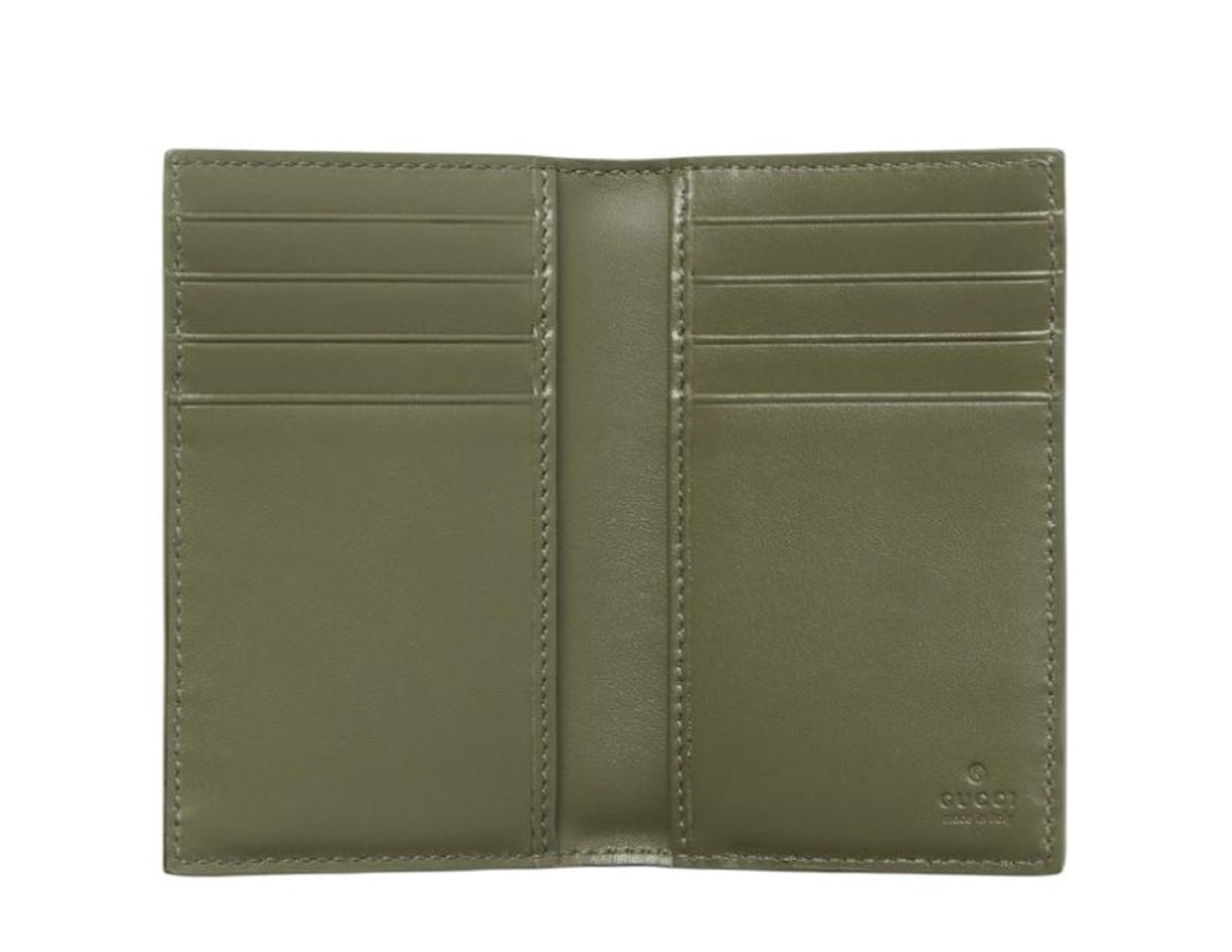Ví Gucci GG Monogram Long Card Case 'Green' 768249-FAFBE-8491 - Ảnh 4