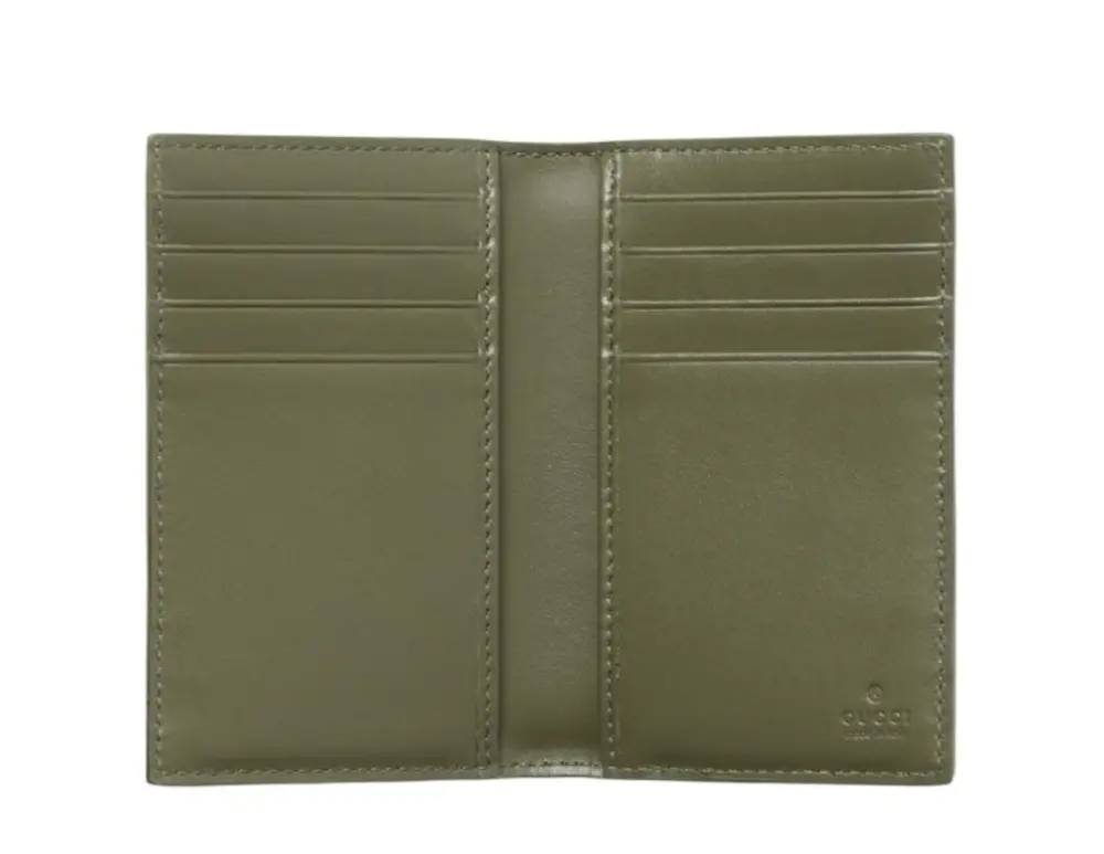 Ví Gucci GG Monogram Long Card Case 'Green' 768249-FAFBE-8491 - Ảnh 4