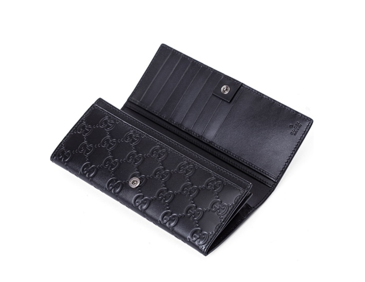 Ví Gucci Hook Long Wallet 'Black' 233154-CWC1R-1000 - Ảnh 4