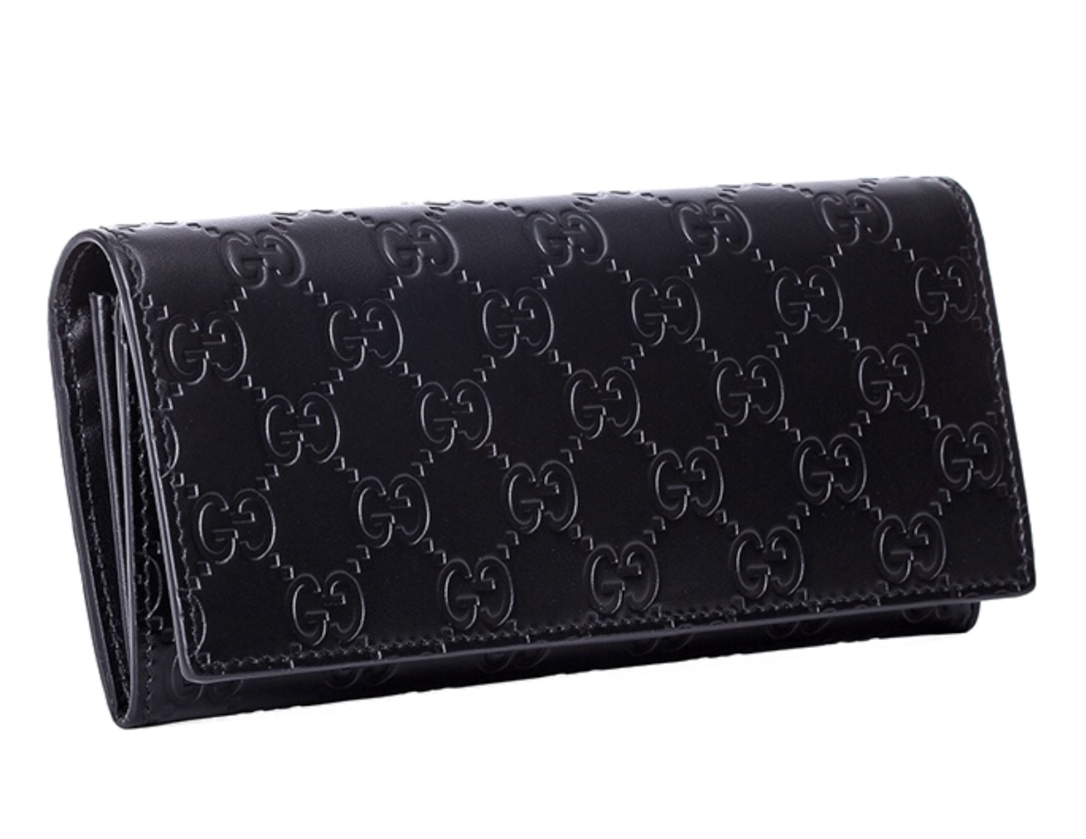 Alternative view of Ví Gucci Hook Long Wallet 'Black' 233154-CWC1R-1000
