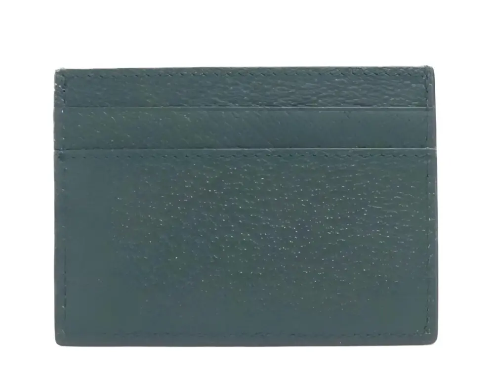 Alternative view of Ví Gucci Leather Card Holder 'Green' 700469-DJ20G-0416