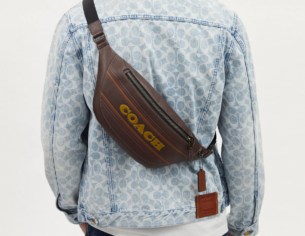 Túi Coach Warren Cow Sling Bags 'Dark Coffee' CH000-QBMAA - Ảnh 4