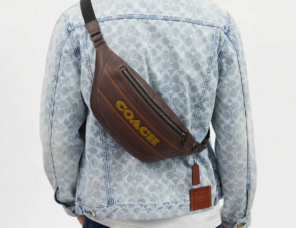 Túi Coach Warren Cow Sling Bags 'Dark Coffee' CH000-QBMAA - Ảnh 4