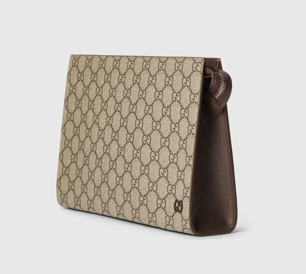 Alternative view of Túi Gucci GG Pouch With GG Detail 'Beige' 768255-FACQC-9773