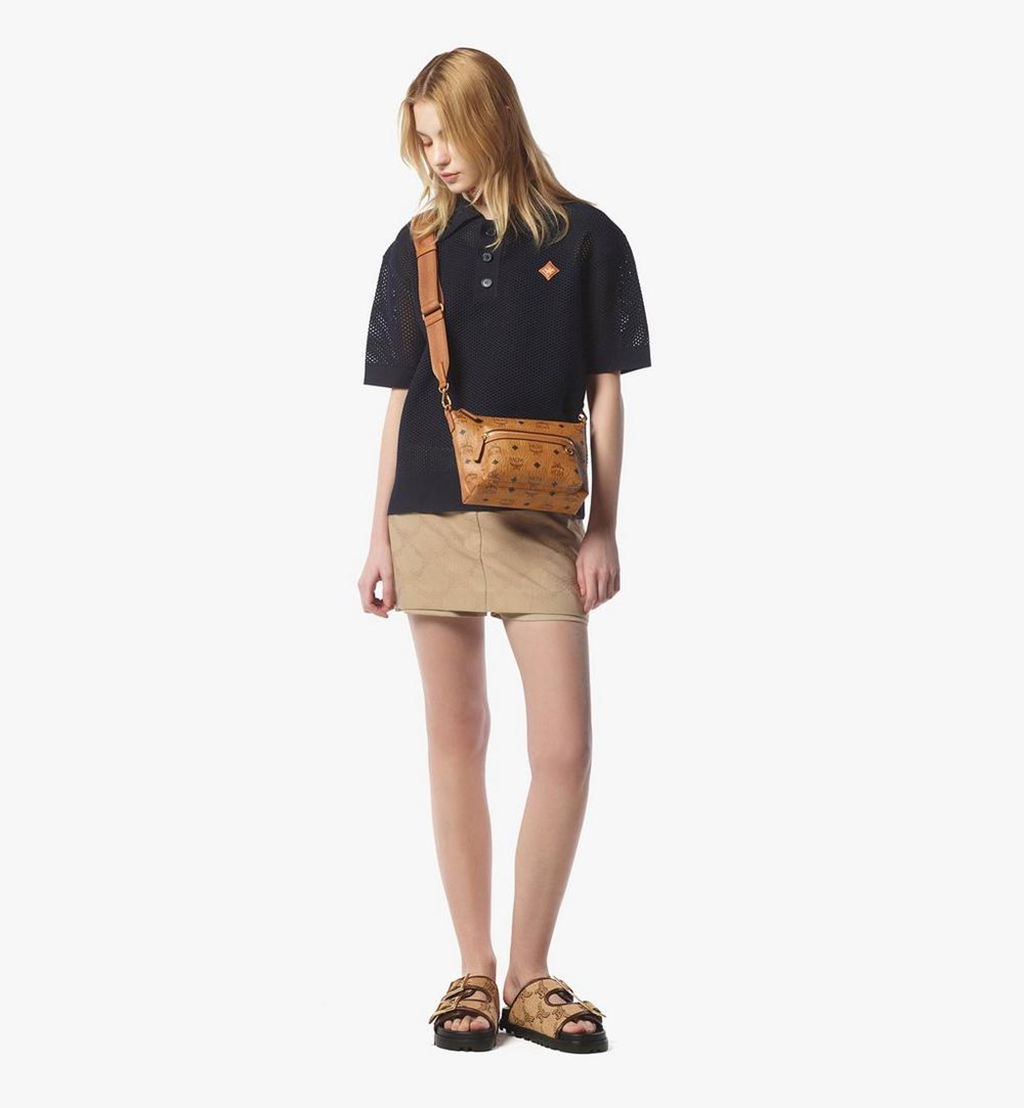 Alternative view of Túi MCM Aren Crossbody in Visetos 'Cognac' MMRFSTA05CO001