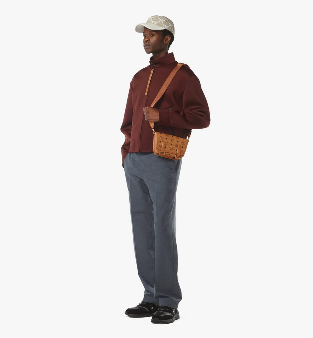 Alternative view of Túi MCM Aren Messenger Bag in Visetos 'Cognac' MMMEATA02CO001