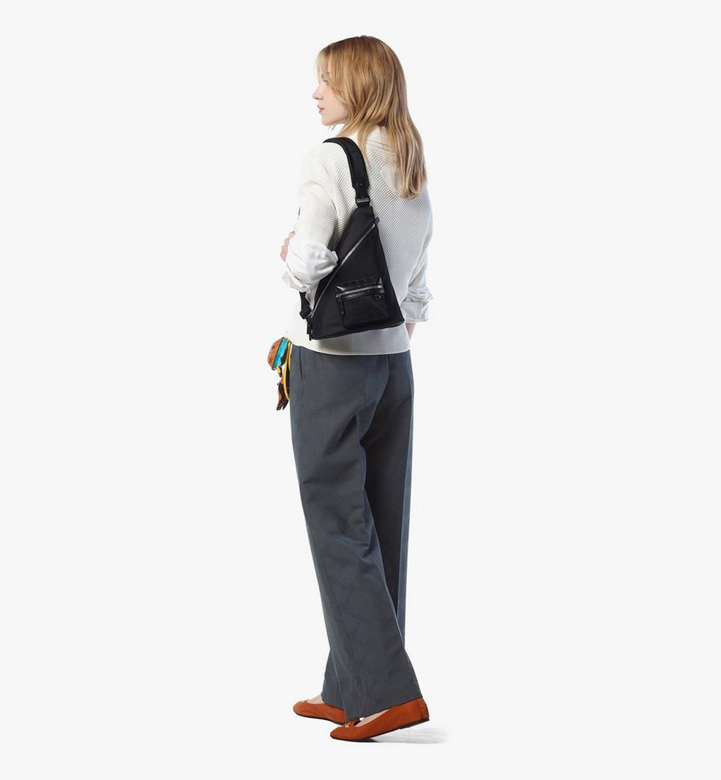 Alternative view of Túi MCM Aren Sling in Recycled Nylon 'Black' MMLFSTA07BK001