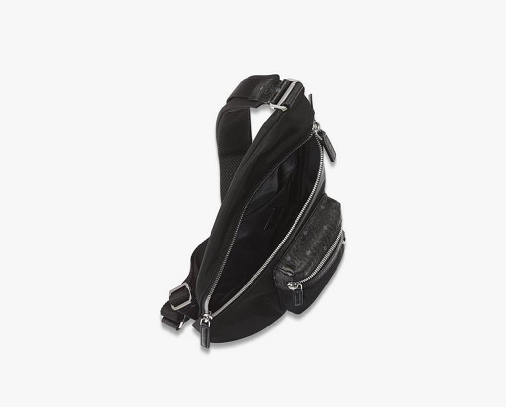 Túi MCM Aren Sling in Recycled Nylon 'Black' MMLFSTA07BK001 - Ảnh 3
