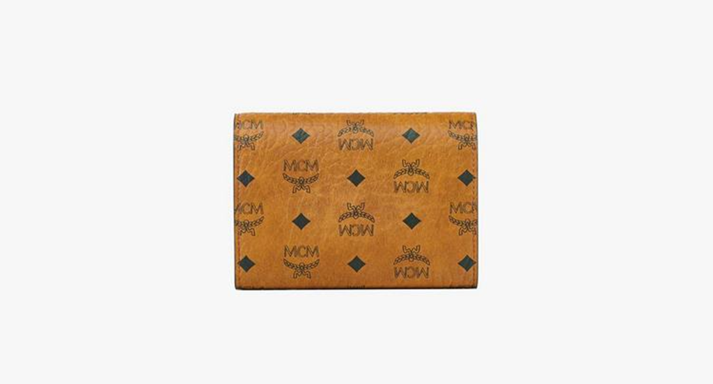 Túi MCM Aren Trifold Wallet in Visetos 'Cognac' MYSFSTA02CO001 - Ảnh 3