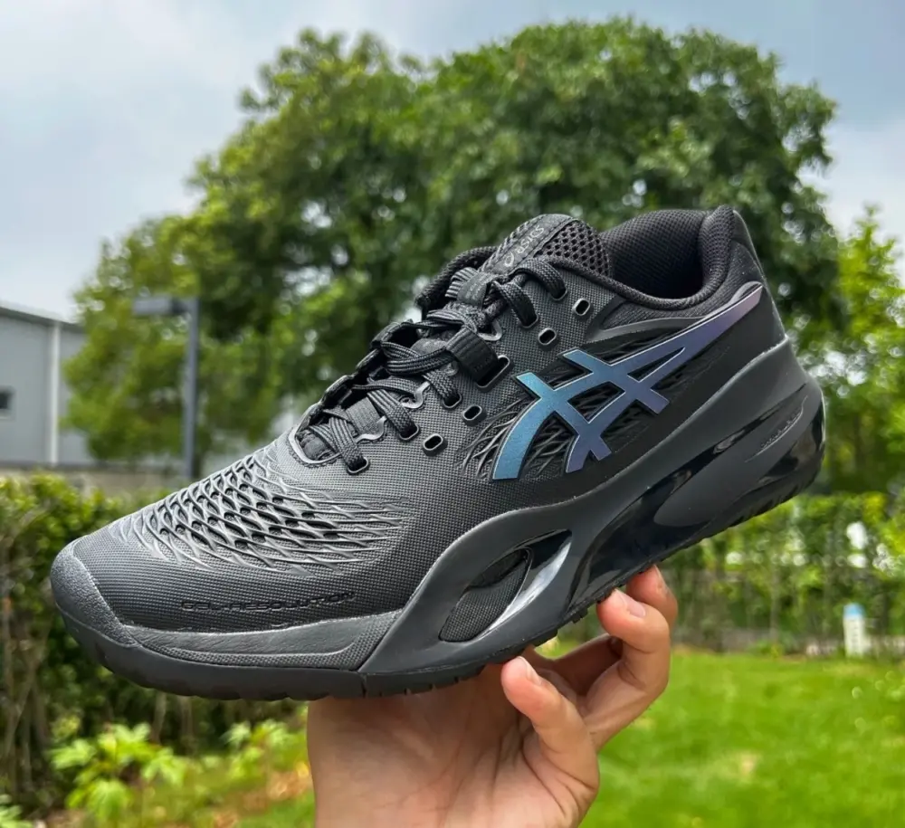 Alternative view of Giày Asics GEL-RESOLUTION X NIGHT ENERGY 'Black' 1041A526-960