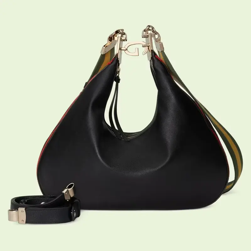 Alternative view of Túi Gucci Attache Large Shoulder Bag 'Black' ‎702823-UXWBG-1037