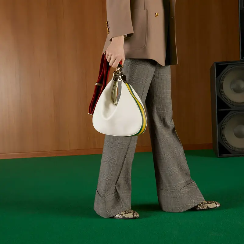 Túi Gucci Attache Large Shoulder Bag 'White' 702823-UXWBG-9109 - Ảnh 5