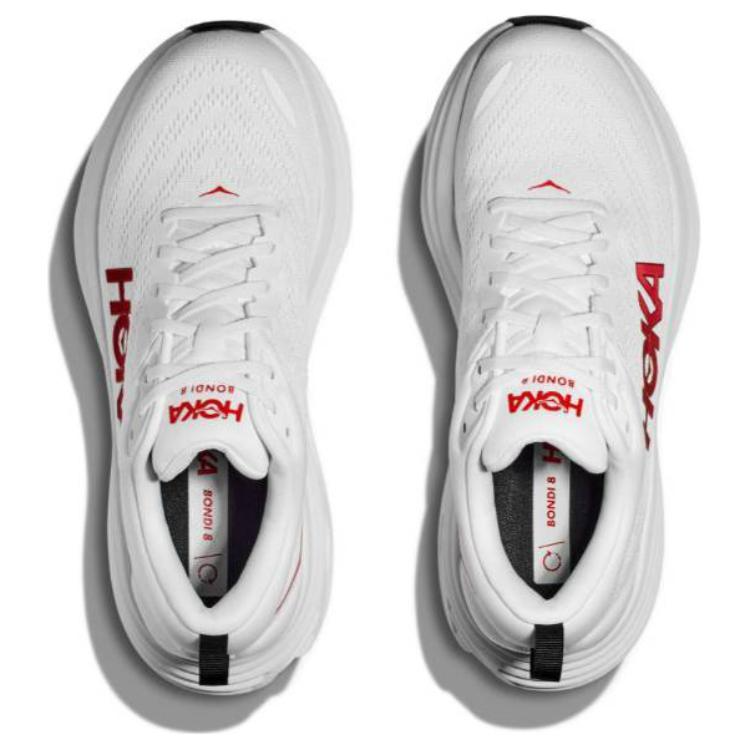 Giày Hoka One One Bondi 8 ‘White Vermillion’ 1123202-WVR - Ảnh 3