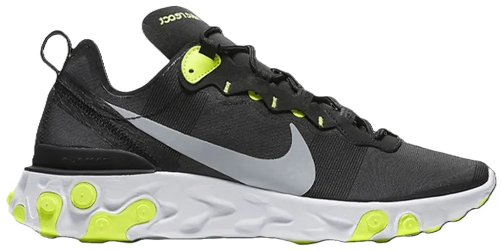 Giày Nike React Element 55 ‘Black Volt’ BQ6166-001