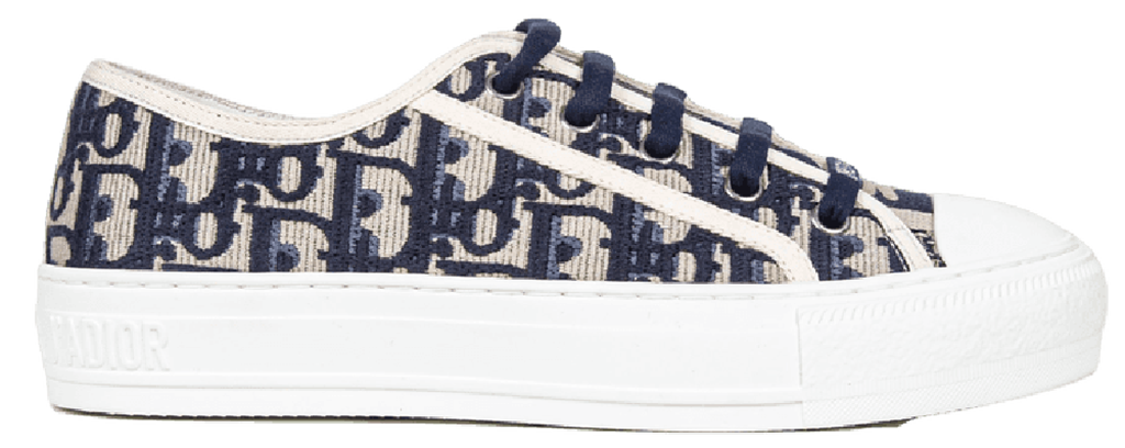 Giày Dior Walk’N’Dior Embroidered Canvas Low ‘Deep Blue’ KCK211OBE-S56B