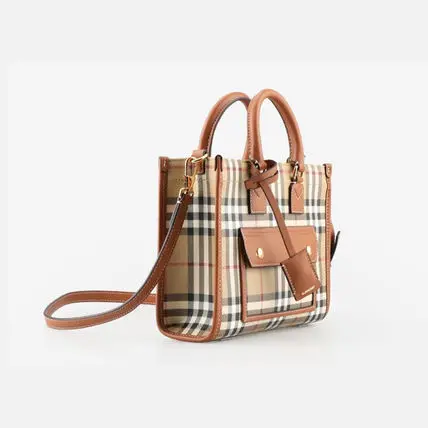 Túi Burberry Mini Freya Tote 'Archive Beige' 80975661 - Ảnh 3