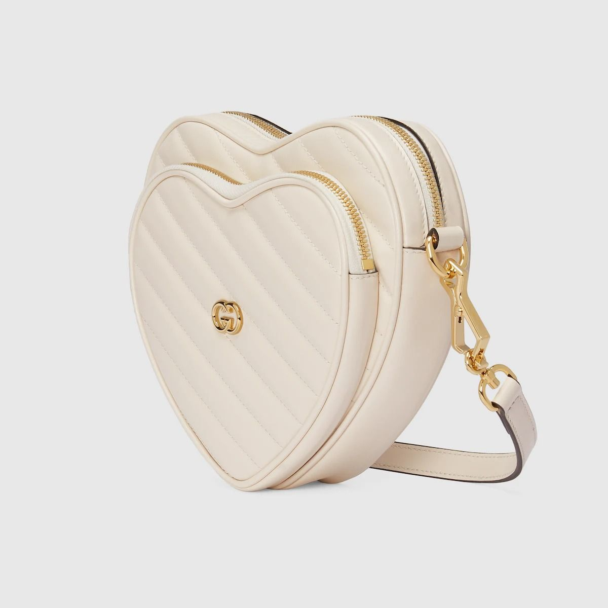 Túi Gucci Interlocking G Mini Heart Shoulder Bag 'White' 751628-AACCL-9022 - Ảnh 6