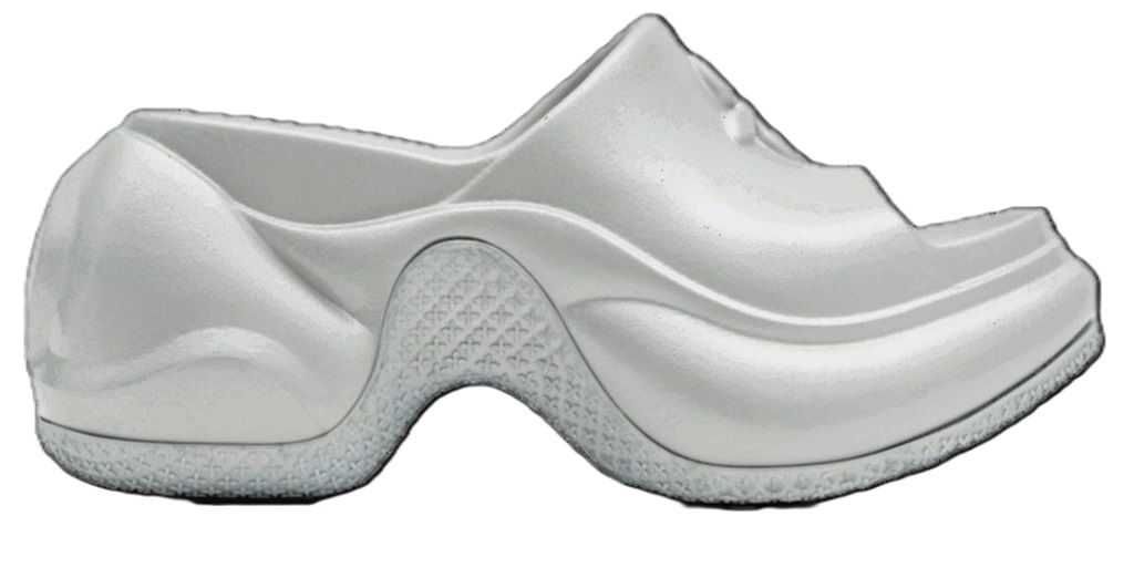 Dép SMFK Compass Wave High-Heel Bumper ‘Cream’ SL002SL