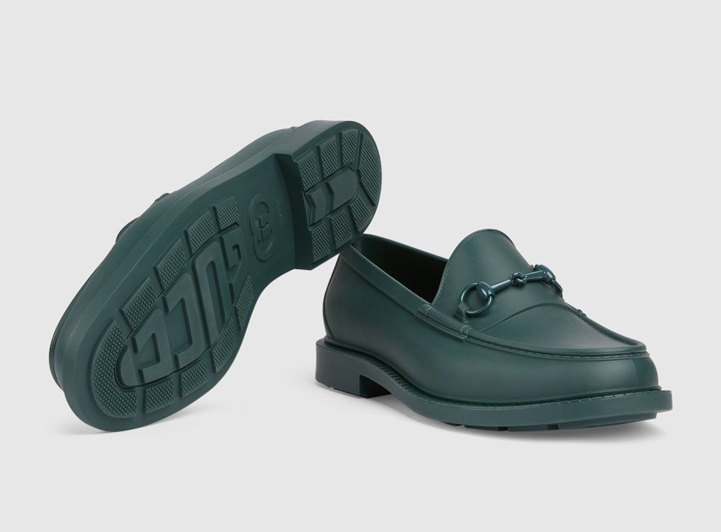 Giày Gucci Loafer Lacquered Horsebit 'Green' 771340-J8700-3154 - Ảnh 4