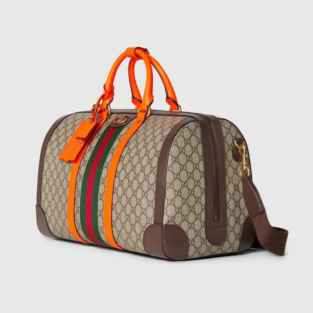 Alternative view of Túi Gucci Savoy Medium Duffle Bag 'Beige Orange' 724642-FADHS-9754