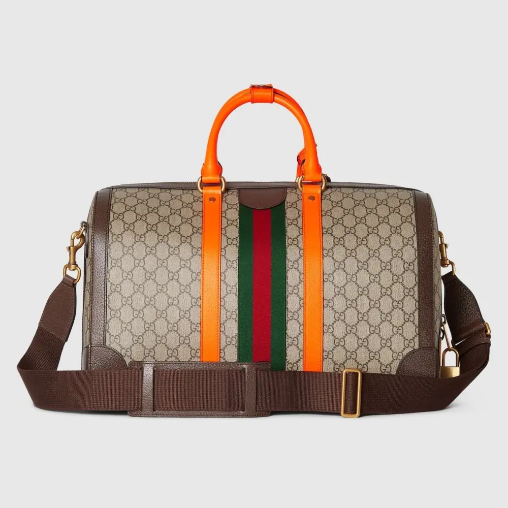 Túi Gucci Savoy Medium Duffle Bag 'Beige Orange' 724642-FADHS-9754 - Ảnh 4