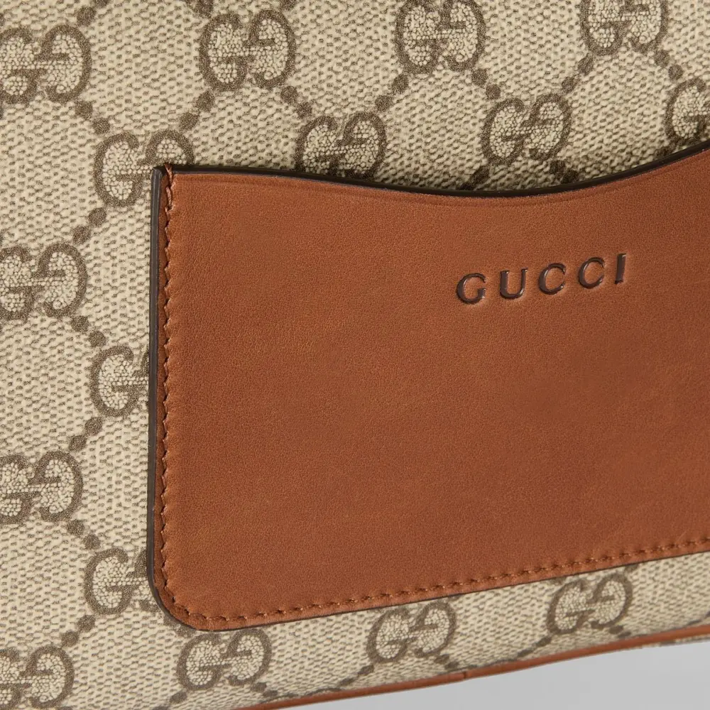 Túi Gucci GG Embossed Super Mini Bag 'Beige' 821216-FAED3-9786 - Ảnh 4