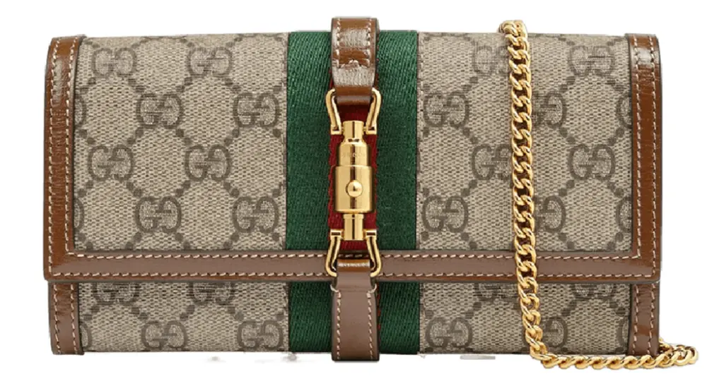 Túi Gucci Jackie 1961 Chain Wallet 'Beige' 652681-HUHHG-8565
