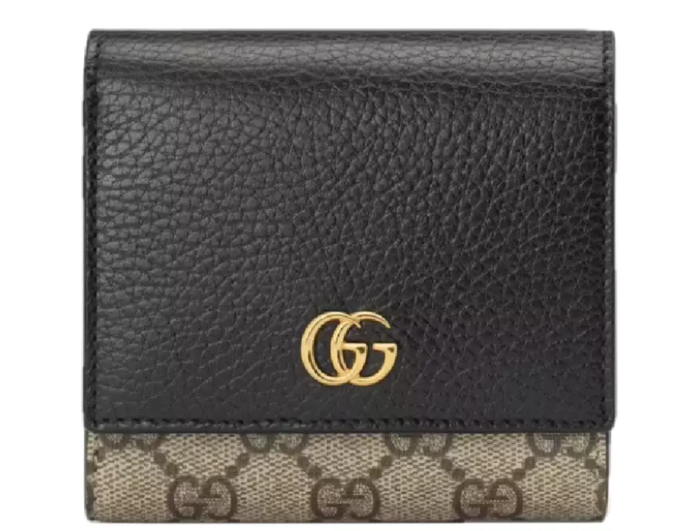 Ví Gucci Marmont Medium Wallet 'Black Monogram' 598587-17WAG-1283