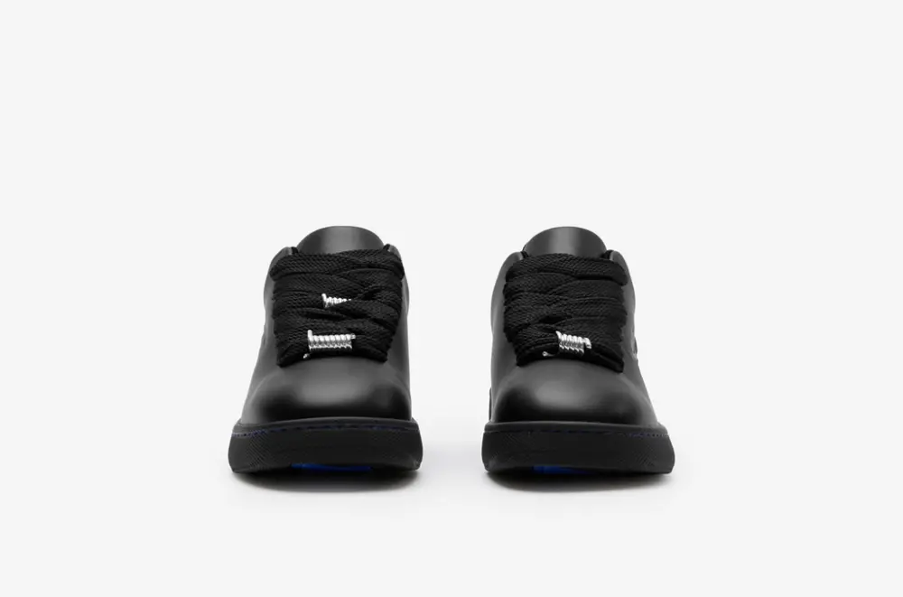 Alternative view of Giày Burberry Leather Box 'Black' 80833841