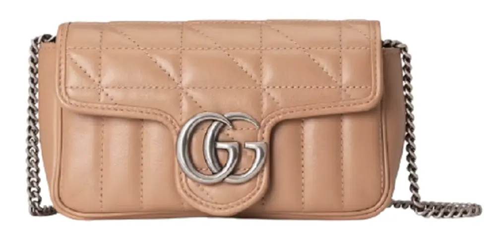 Túi Gucci GG Marmont Super Mini 'Rose Beige' 476433-DTD5N-2754