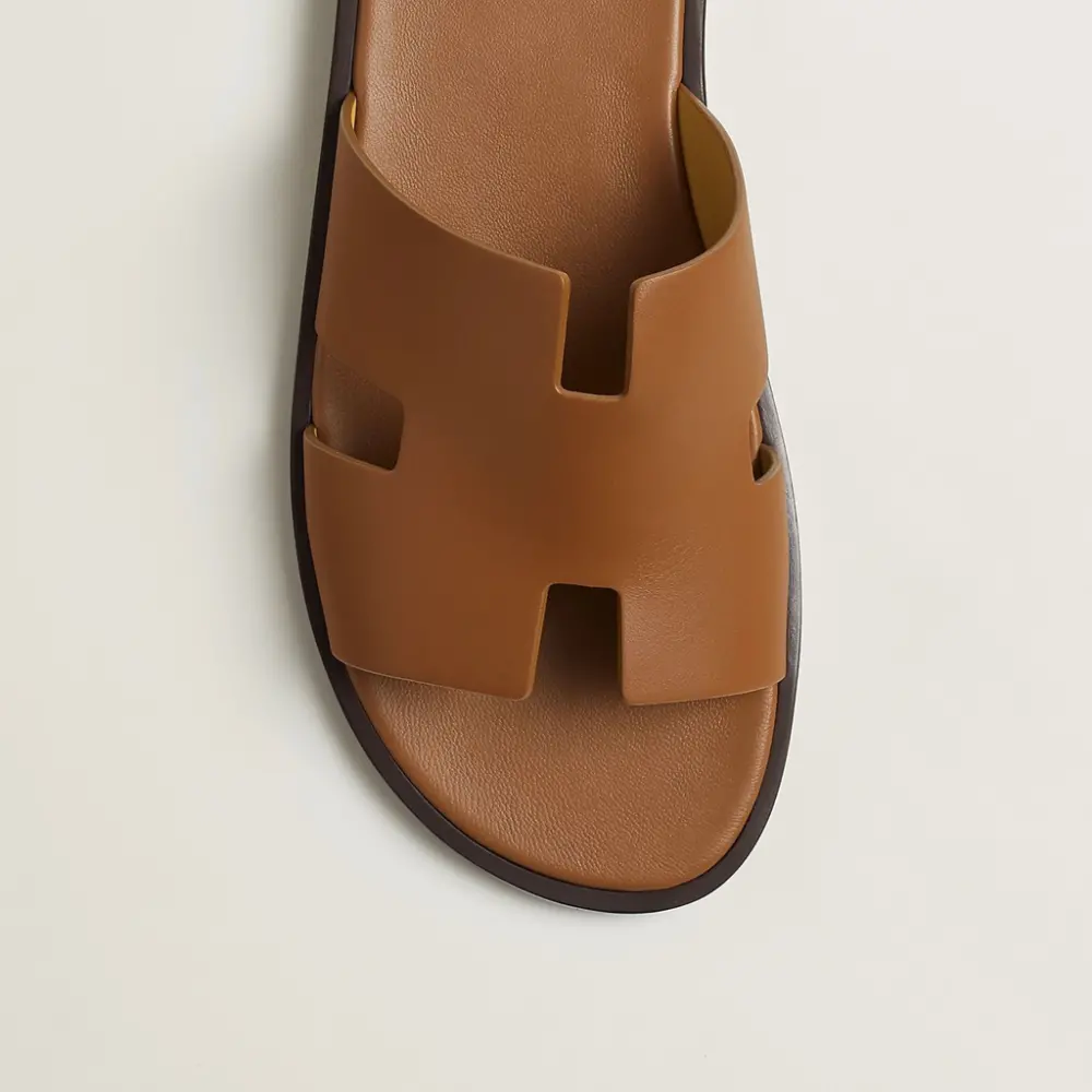 Dép Hermes Izmir Sandal 'Gold' H041141ZH03390 - Ảnh 4