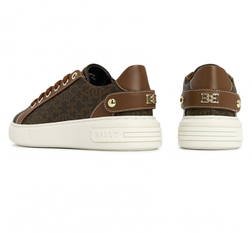 Giày Bally B-Monogram ‘Brown’ MALYA-TPM-13 - Ảnh 3