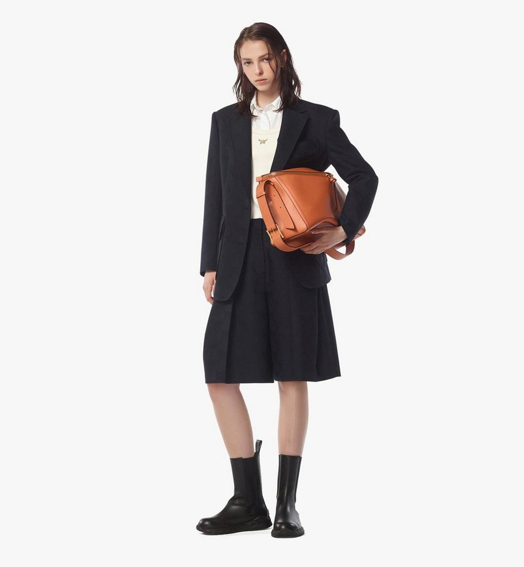 Alternative view of Túi MCM Diamant 3D Shoulder Bag in Calf Leather 'Terracotta' MWSEAAK01CK001