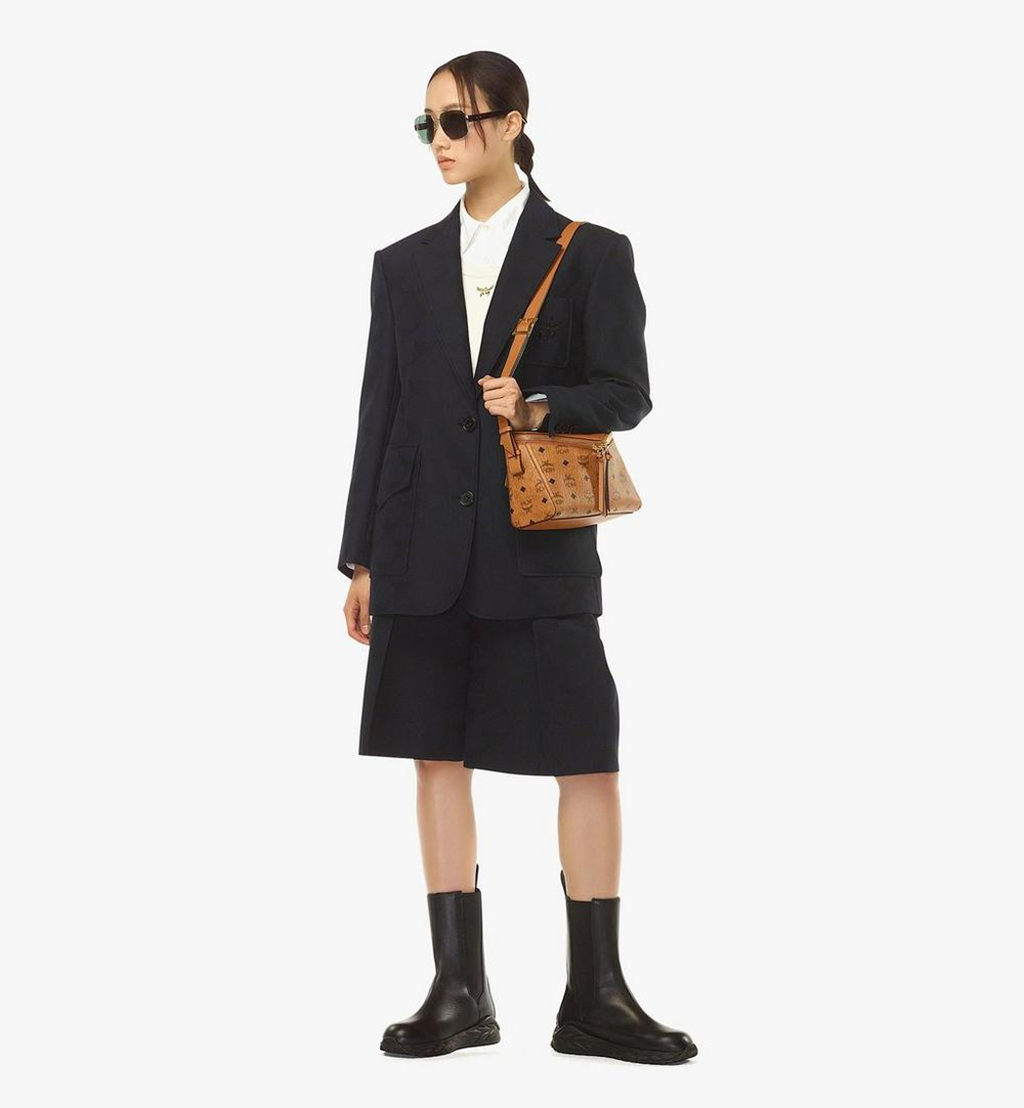 Alternative view of Túi MCM Diamant 3D Shoulder Bag in Visetos Leather Mix 'Cognac' MWSEAAK04CO001