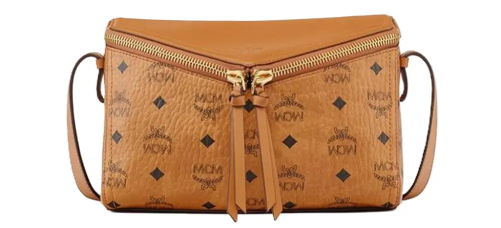 Túi MCM Diamant 3D Shoulder Bag in Visetos Leather Mix 'Cognac' MWSEAAK04CO001