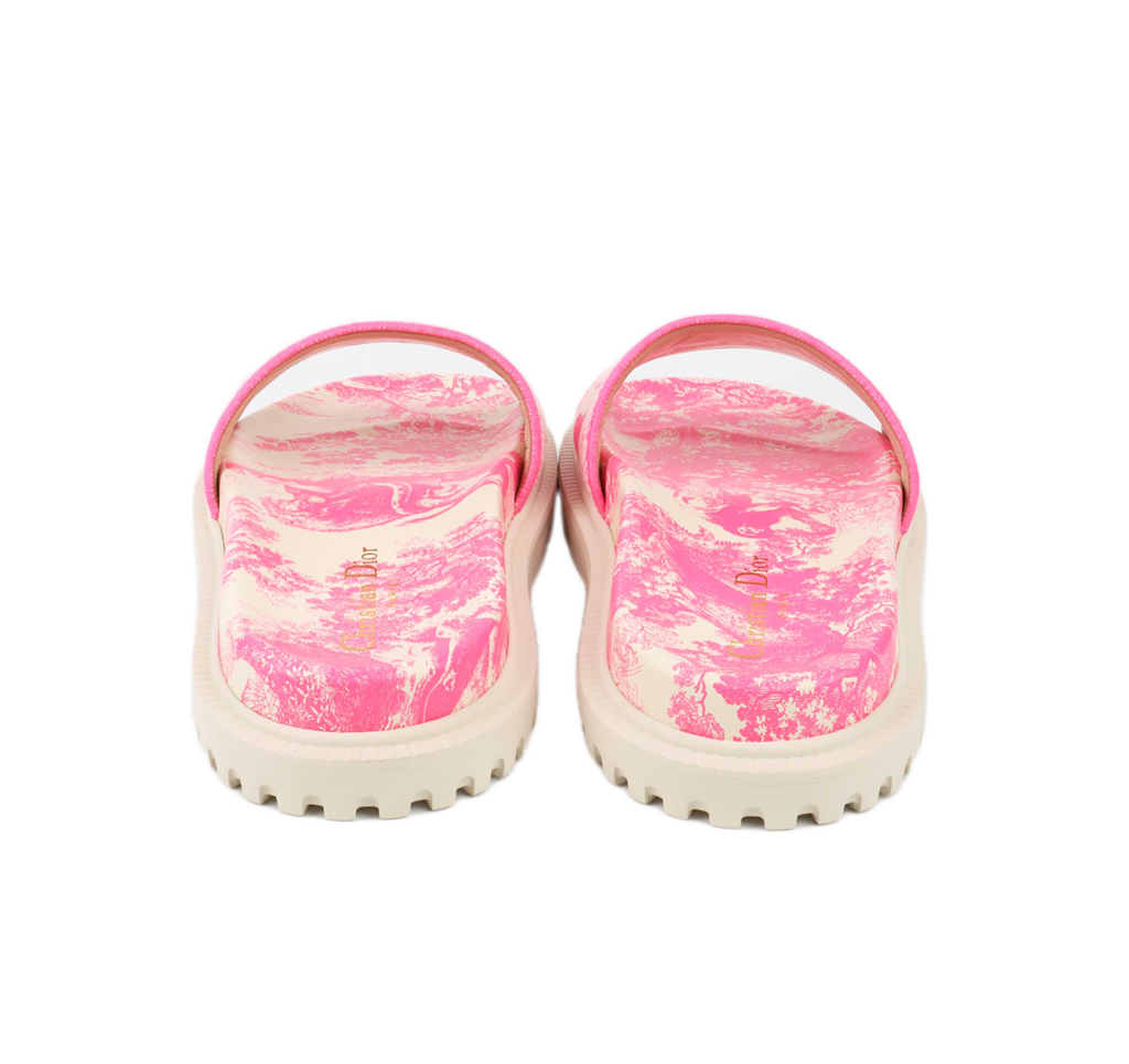 Dép Dior Dway Rubber Slides 'Pink' - Ảnh 2