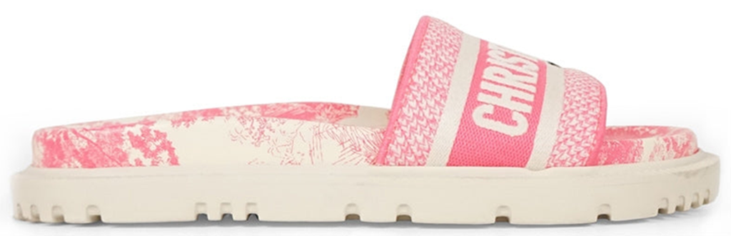 Dép Dior Dway Rubber Slides 'Pink'