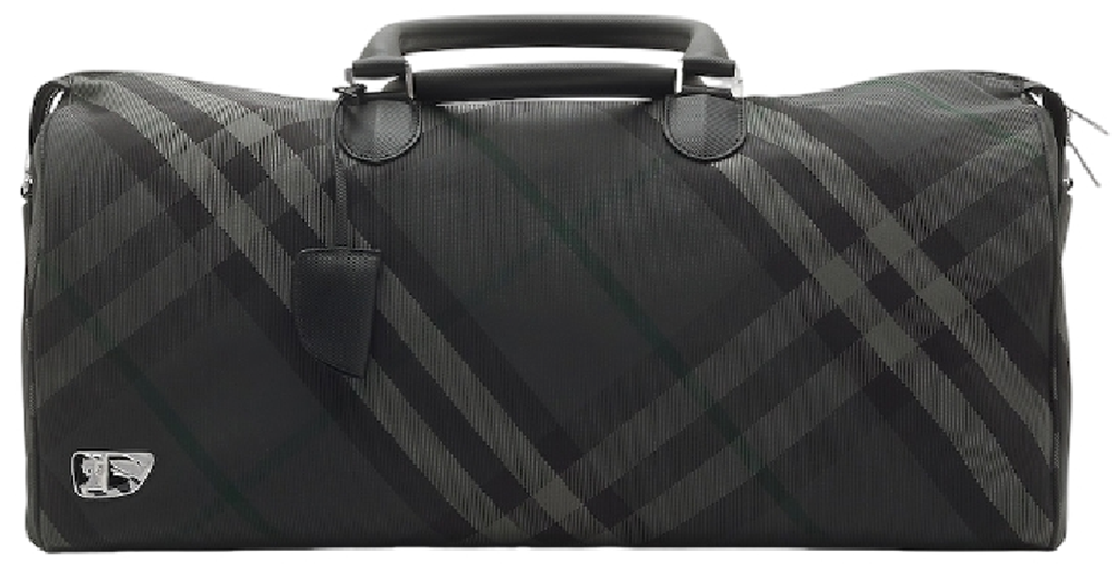 Túi Burberry Grid Duffle Bag 'Charcoal' 80973491