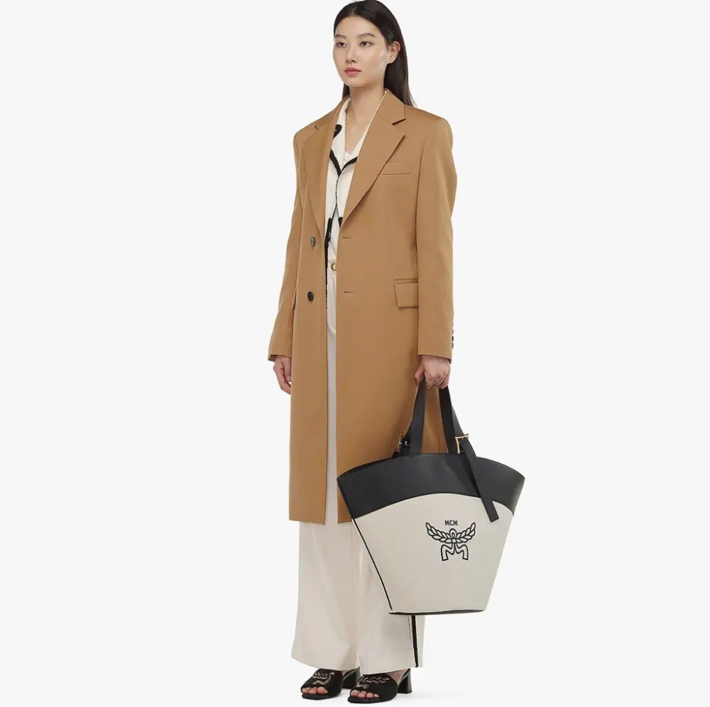 Alternative view of Túi MCM Himmel Tote 'Beige' MWPESAC01BK001