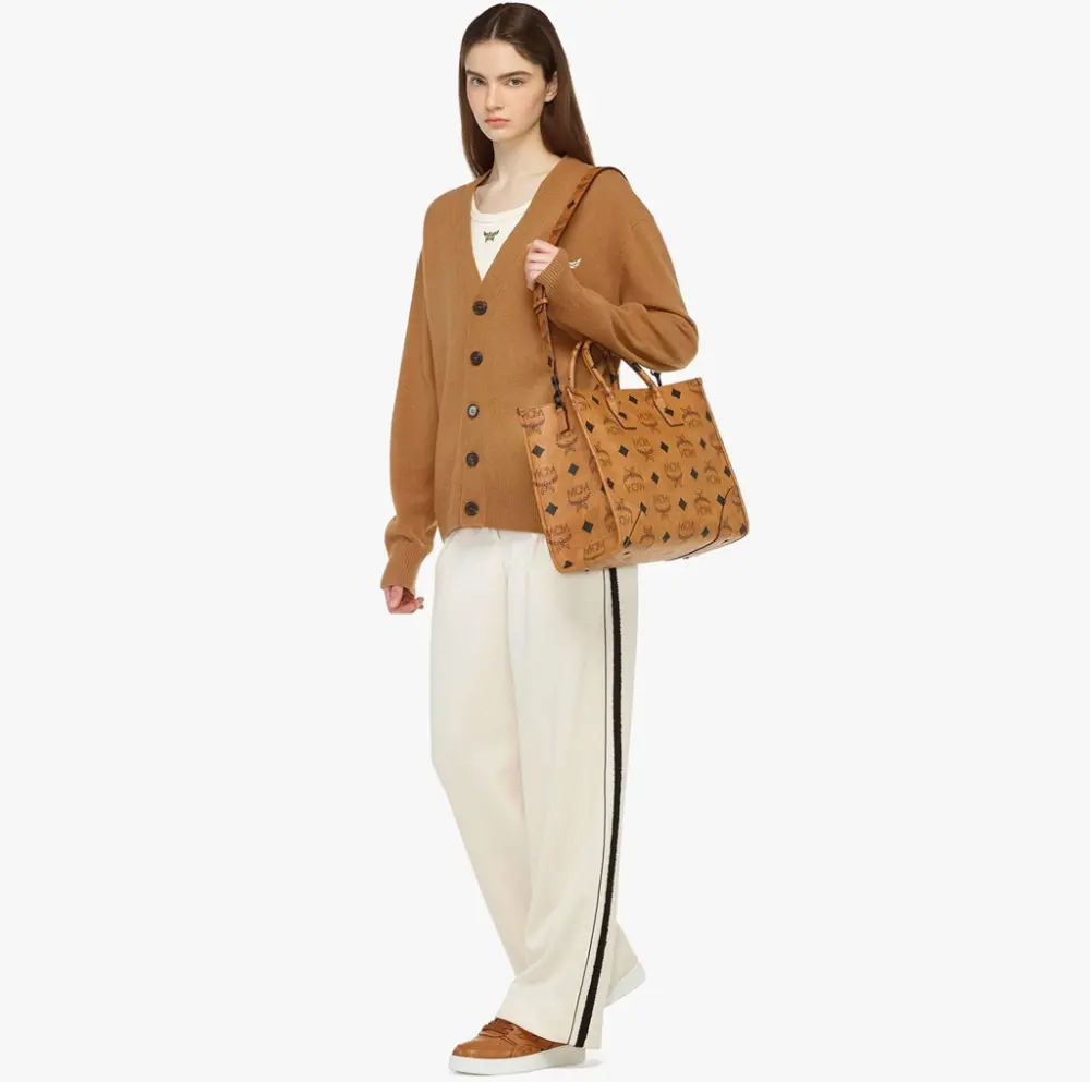 Alternative view of Túi MCM München Tote 'Cognac' MWTDABO02CO001