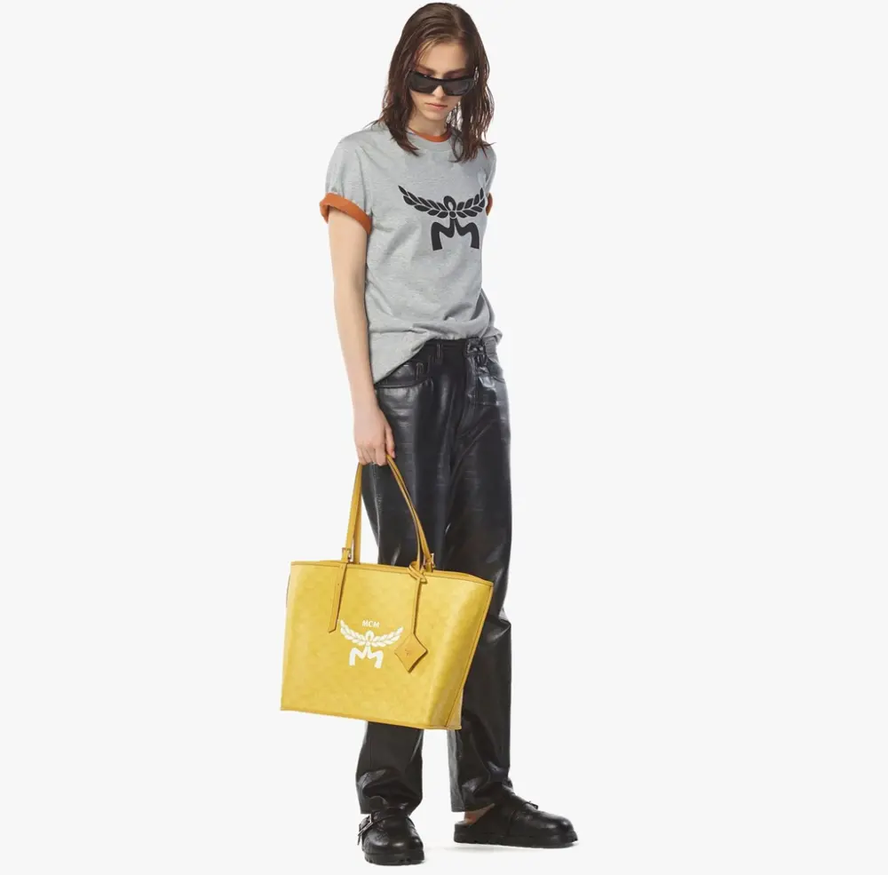 Alternative view of Túi MCM Himmel Shopper 'Yellow' MWPESAC03Y9001