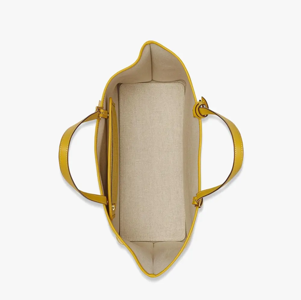 Túi MCM Himmel Shopper 'Yellow' MWPESAC03Y9001 - Ảnh 5