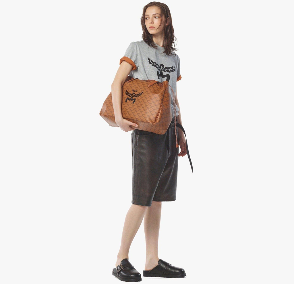 Alternative view of Túi MCM Himmel Drawstring Tote 'Cognac' MMTEAAC01CO001