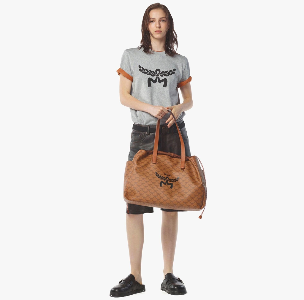 Túi MCM Himmel Drawstring Tote 'Cognac' MMTEAAC01CO001 - Ảnh 3