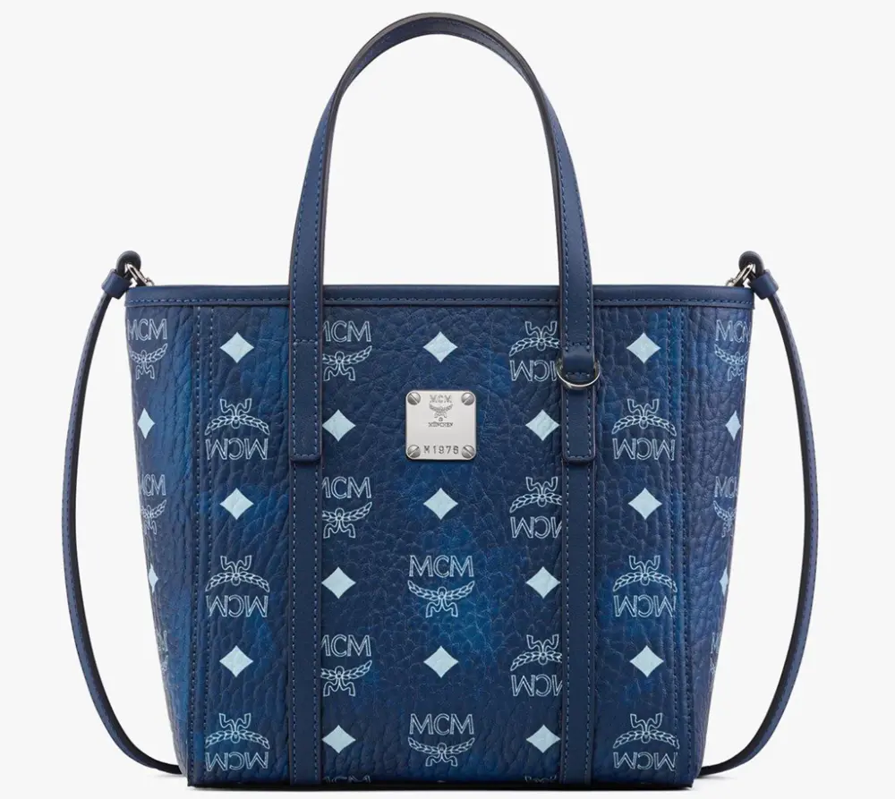 Túi MCM Toni 'Blue Visetos' MWPFAMT081F001