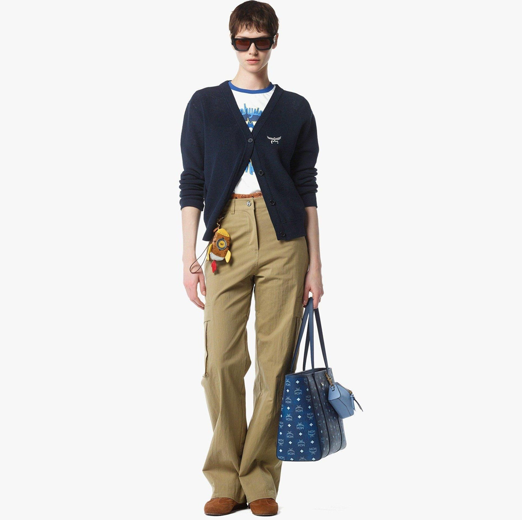 Alternative view of Túi MCM Toni Top-Zip Shopper 'Blue Visetos' MWPFAMT071F001