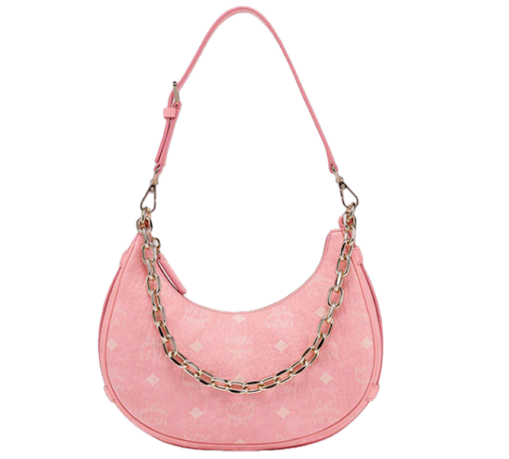 Túi MCM Aren Crescent Hobo 'Pink' MWHCATA11QZ001