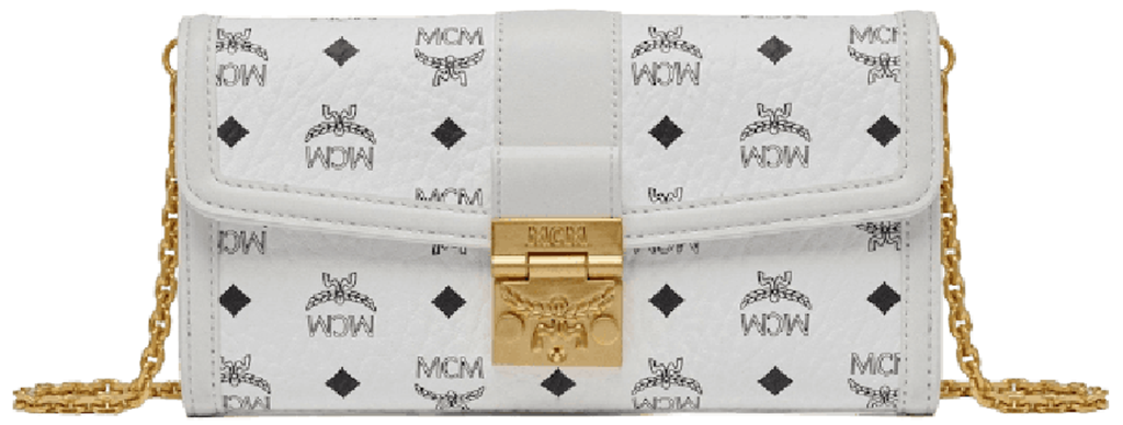 Túi MCM Tracy Chain Wallet 'White' MYLDSXT01WT001