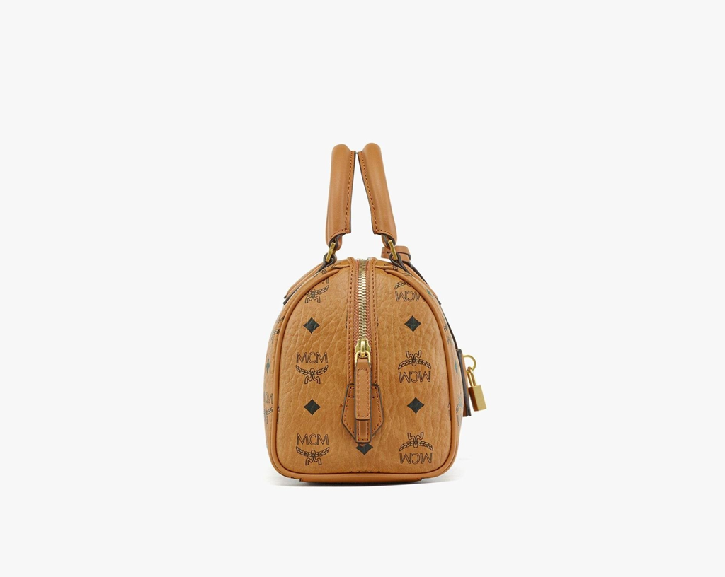 Túi MCM Ella Boston Bag 'Cognac' MWBESEA02CO001 - Ảnh 4