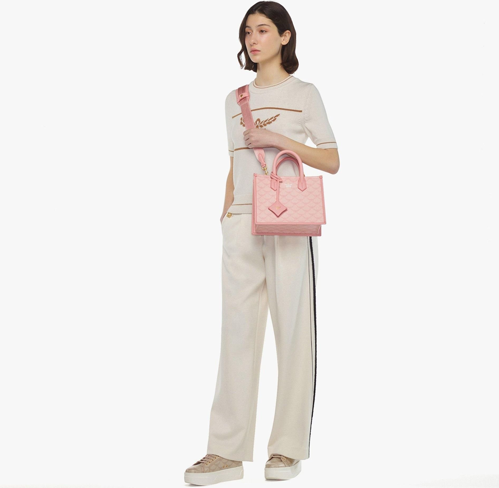 Alternative view of Túi MCM Himmel Tote 'Pink' MWTESAC01P6001